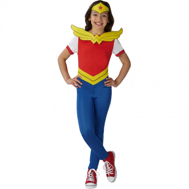 Funidelia | Kit Wonder Woman pour Femme Super héros, DC Comics -  Déguisement pour Adultes et Accessoires pour Halloween, Carn