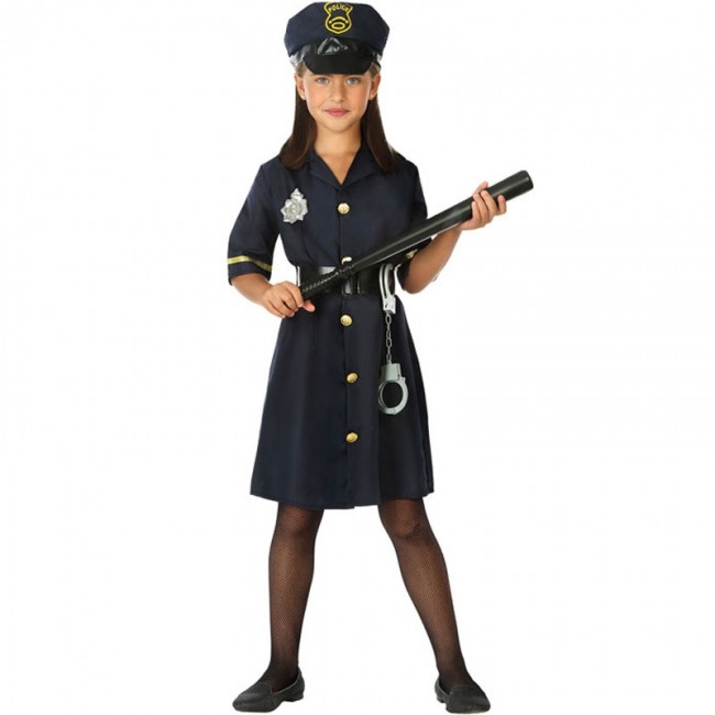 Morph Deguisement Policier Fille, Costume Policier Fille