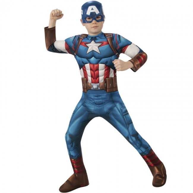 Déguisement Captain America avec bouclier garçon
