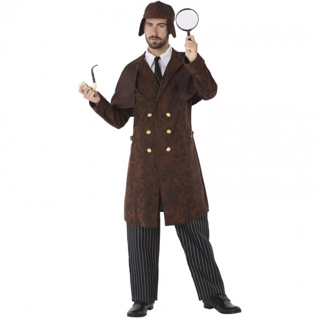 Déguisement Homme Sherlock Holmes, Accessoires Détective Années 1920, AYUQI  Kit Déguisement - Homme Pâques Mardi Gras Fête - Cdiscount Jeux - Jouets