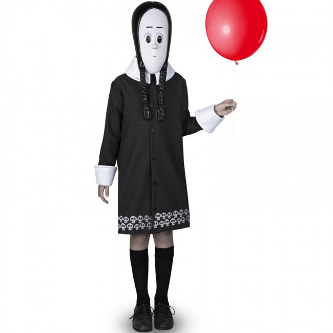 Déguisement mercredi Addams enfant Costume Famille Addams Fille