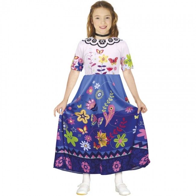 Encanto-Robe de princesse Mirabel Madrigal pour filles, costume de