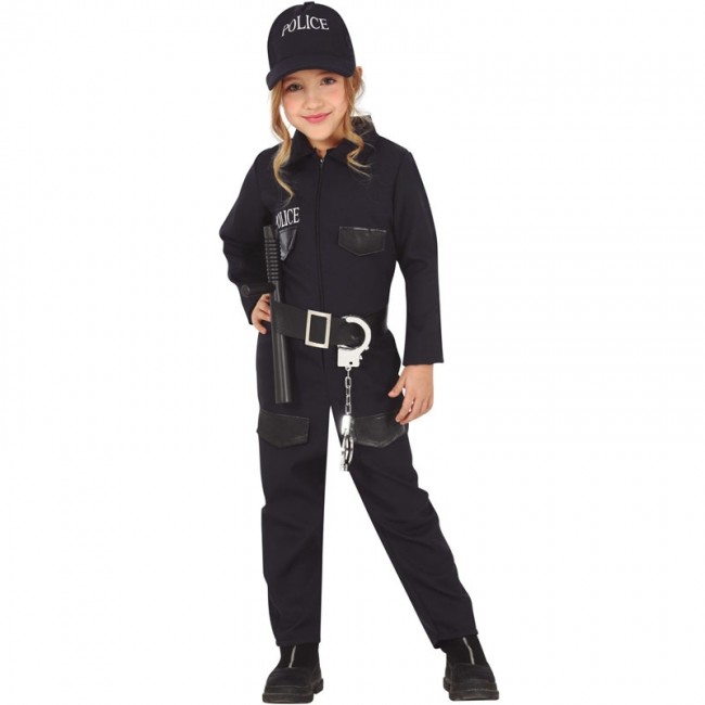 Funidelia, Costume de policier pour filles taille 4-6 ans 110-122cm ▷  Officier de police