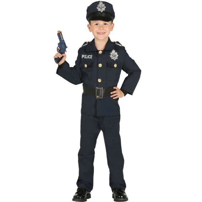 Déguisement policier bleu