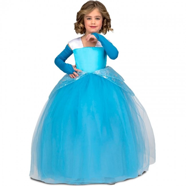 Déguisement princesse cendrillon bleue femme Le Deguisement.com