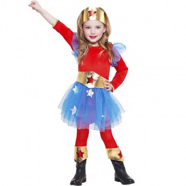 Déguisement Wonder Woman DC Super Hero Girls fille – Déguisements cadeaux  pas chers, Boutique Arlequin