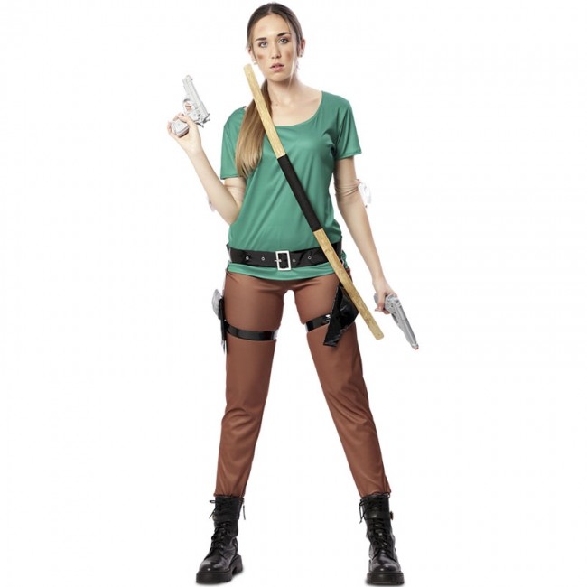 Costume sexy chasseur de trésors tomb raider Lara Croft Halloween tenue  femme ad