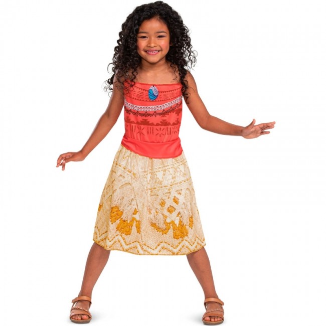 Déguisement Disney licence officielle de Moana Vaiana pour fille -  Déguiz-Fêtes