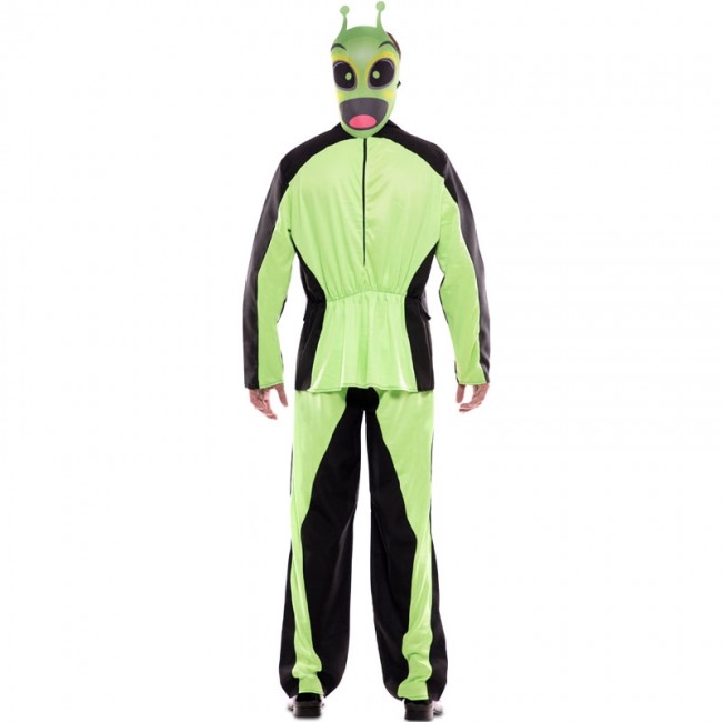 Déguisement Double Fun - Costume Noir / Alien - Taille au Choix