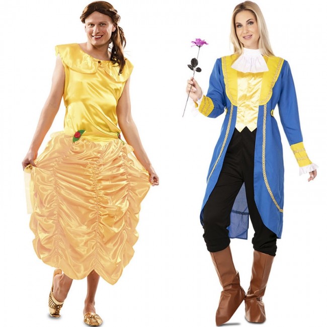 Costume D'halloween Adulte La Belle Et La Bête Belle Princesse