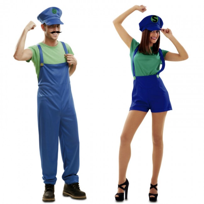 Couple Mario Et Luigi - Deguisement Adulte En Couple Le