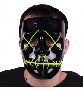 Masque d'Anonymous Lumineux LED Adulte - Accessoires de Films sur The  Duck.fr