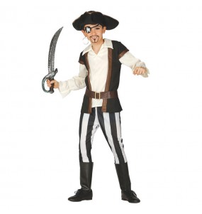 Déguisement Pirate Marron Enfant