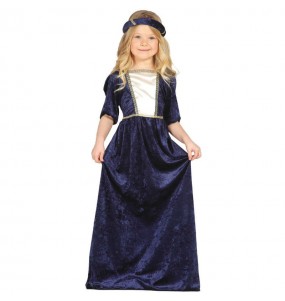 DEGUISE TOI - Déguisement princesse médiévale effet satiné fille - L 10-12  ans (130-140 cm) : : Jeux et Jouets