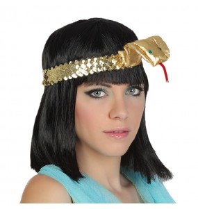 Bandeau égyptien avec serpent pour compléter vos costumes