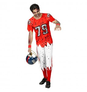 Costume Joueur de football zombie homme