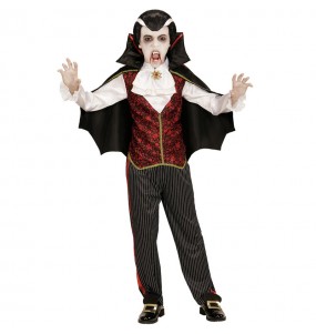 FORMIZON Déguisement Vampire Garcon Enfant, Costume de vampire pour garçon,  Costume Royal de Vampire avec Canne, Masque, Costume Dracula Enfant