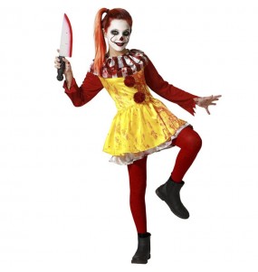 Costume Clown McDonald sanglant fille