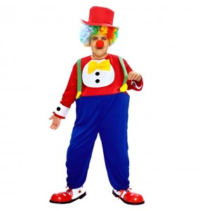 Costume Clown rouge pas cher garçon