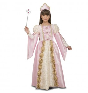 DEGUISE TOI - Déguisement princesse médiévale effet satiné fille - L 10-12  ans (130-140 cm) : : Jeux et Jouets