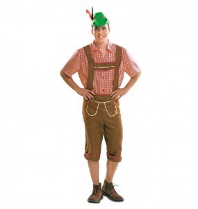 Costume Tyrolien marron homme