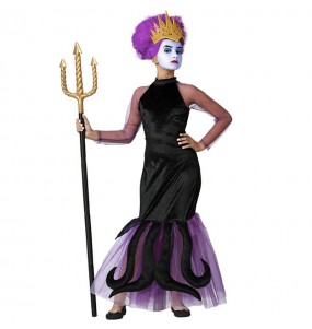 Costume Méchante Ursula fille