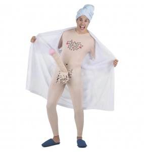 Costume pour homme Exhibitionniste sortant de la douche