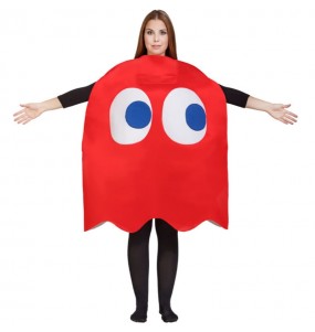 Costume adulte Fantôme Blinky de Pac-Man
