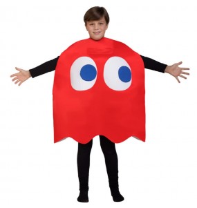 Costume pour garçons et filles de Fantôme de Pac-Man Blinky