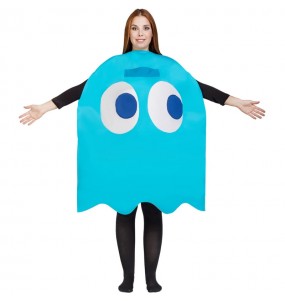 Costume adulte Fantôme Inky de Pac-Man