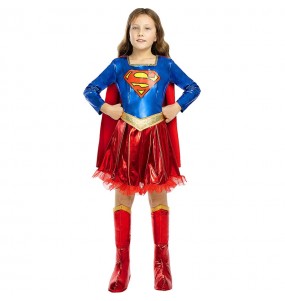 Costume Héroïne de luxe Supergirl fille