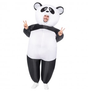 Costume adulte Ours Panda gonflable