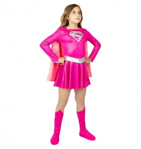 Costume Supergirl rose fille