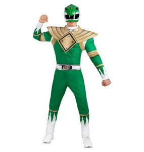 Costume pour homme Power Ranger vert