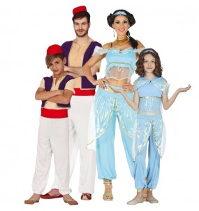 Déguisements Aladdin et Jasmine pour groupe