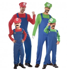 Déguisements Super Marios et Luigis pour groupe