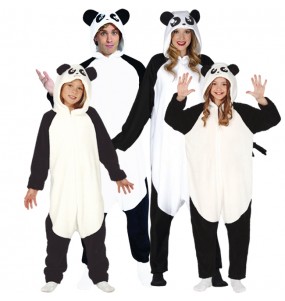 Déguisements Ours Panda Kigurumi pour groupe