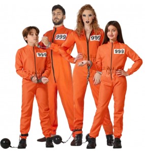 Déguisements Prisonniers orange pour groupe