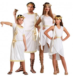 Déguisements Romains dorés pour groupe