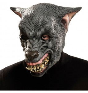 Masque loup-garou en latex pour compléter vos costumes