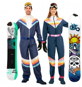 Costumes Surfeurs des neiges pour se déguiser à duo