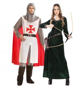 Costumes Guerriers médiévaux pour se déguiser à duo