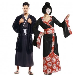 Costumes Japonais traditionnels pour se déguiser à duo