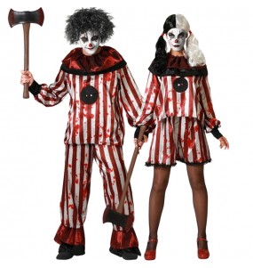Costumes Clowns sanguinaires pour se déguiser à duo
