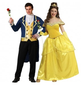 Costumes Prince Adam et Belle pour se déguiser à duo