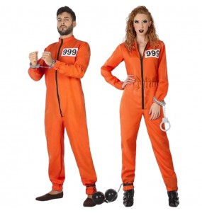 Costumes Prisonniers orange pour se déguiser à duo