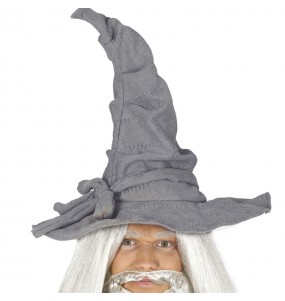 Chapeau de sorcier gris pour compléter vos costumes