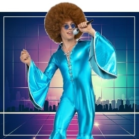 Déguisement costume Disco homme or M/L - Au Pays des Enfants