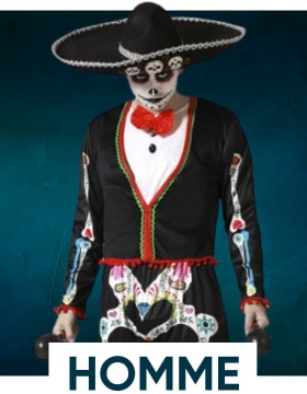 Masque mexicain noir d'Halloween, costume de garçon, costume de cosplay,  costume d'Halloween, masque de déguisement, costume de fantôme -  Canada